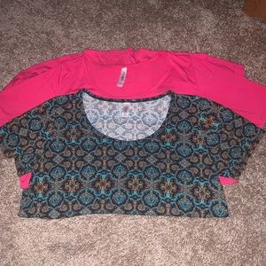 LuLaRoe shirts set of 2
